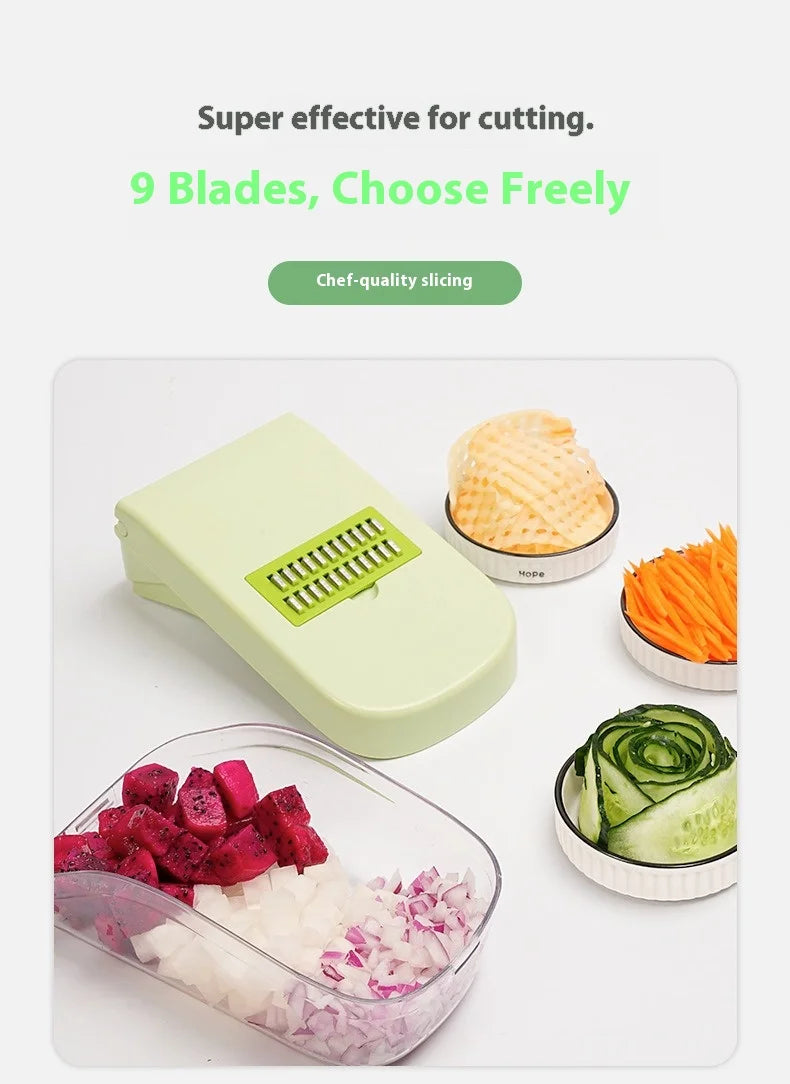Vegetable Cutting Artifact Grater Potato Slicer Shredder Onion