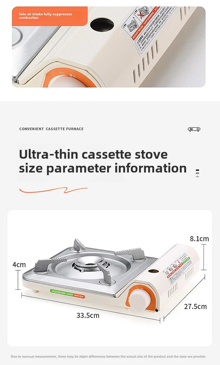 Ultra Thin Gas Cartridge Stove Outdoor Pot Casca
