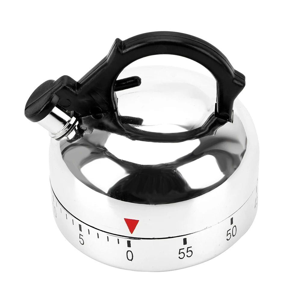 60 Minutes Timer Kettle Shape Mechanical Timer Countdown