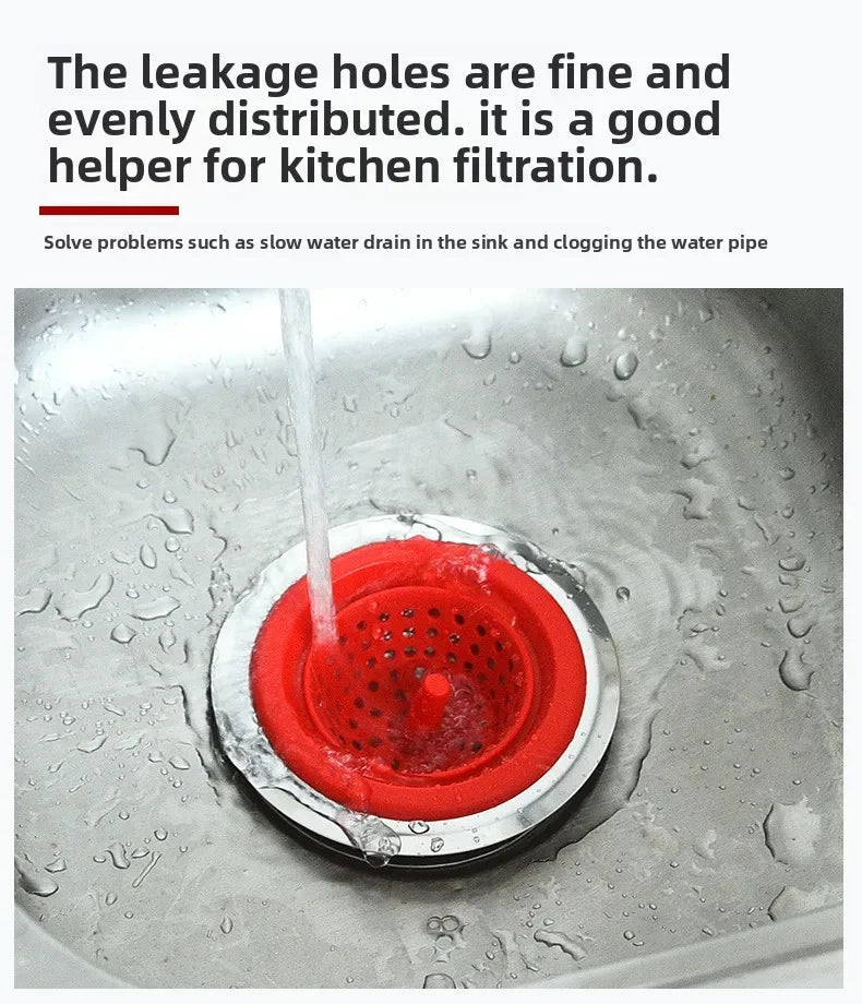 Silicone Floor Drain Drains Filter Screen Anti Clogging