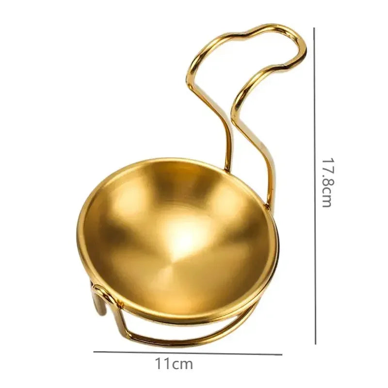 Stainless Steel Tableware Golden Pot Colander Bbq Grilling