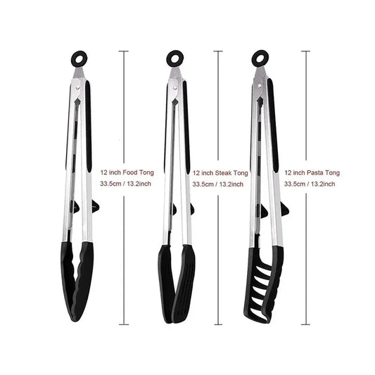 Tongs Silicone Food Tongs Non Stick Cooking Serving