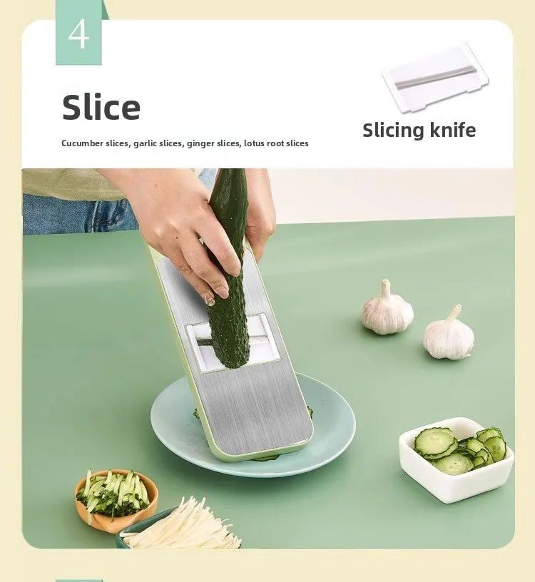 Essentials Multi-Functional Vegetable Cutter Shredder Stainless