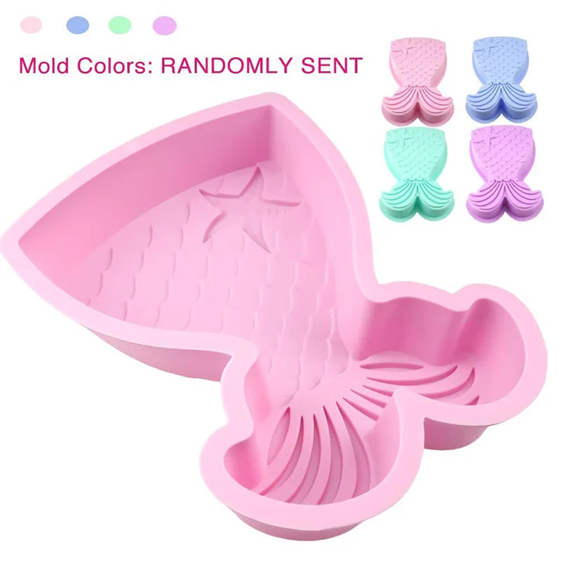 Mermaid Tail Silicone Cake Pan Mermaid Tail Mold