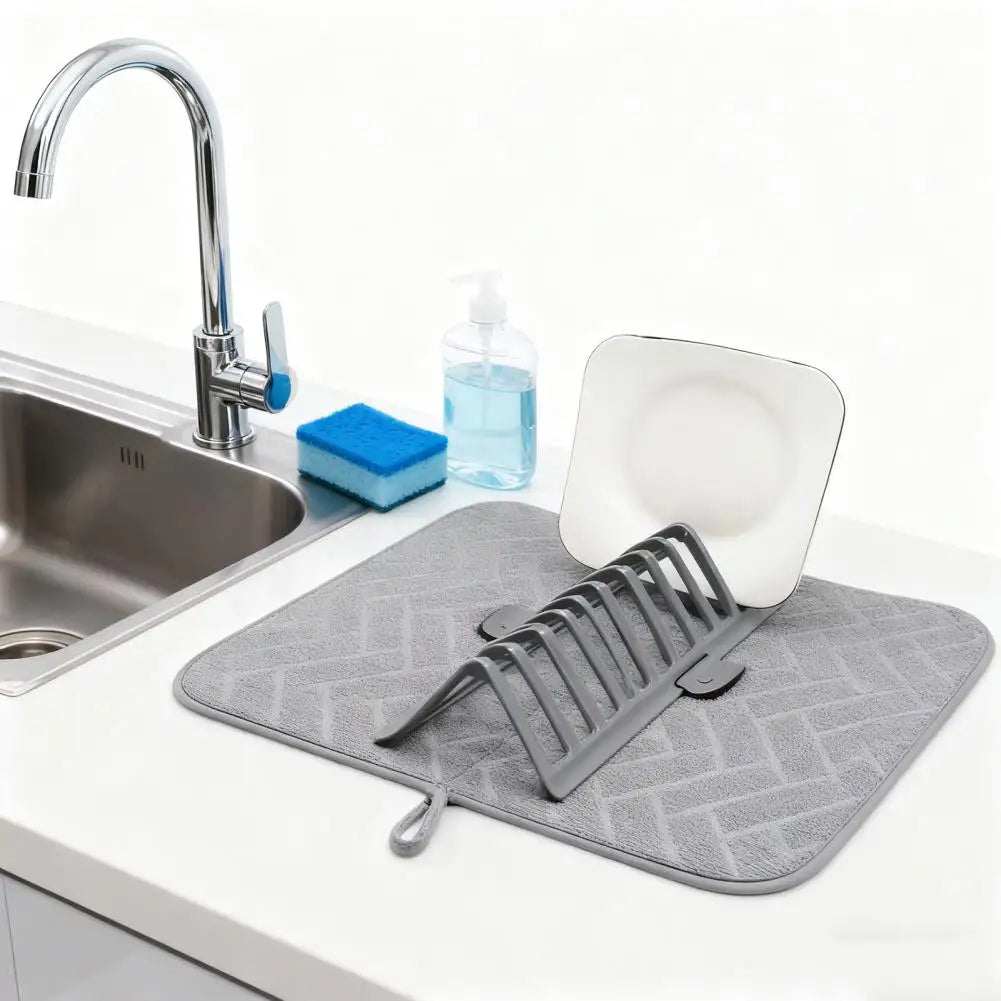 Folding Drain Pad Air Circulation Drying Mat Super