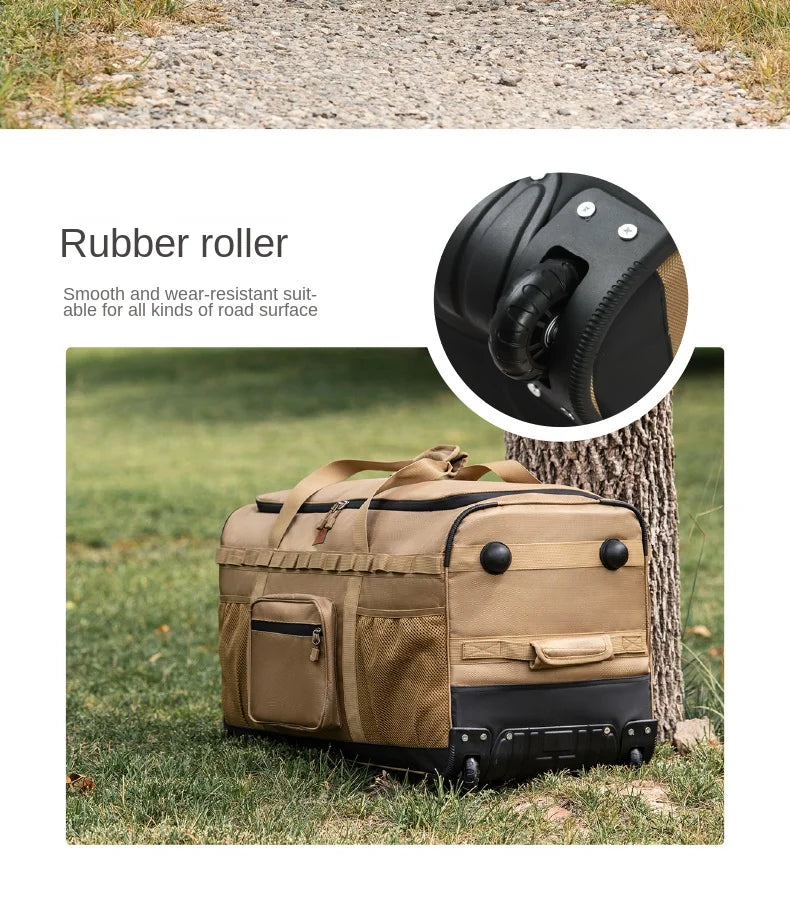 130l Outdoor Large-Capacity Trolley Backpack Thickened Storage