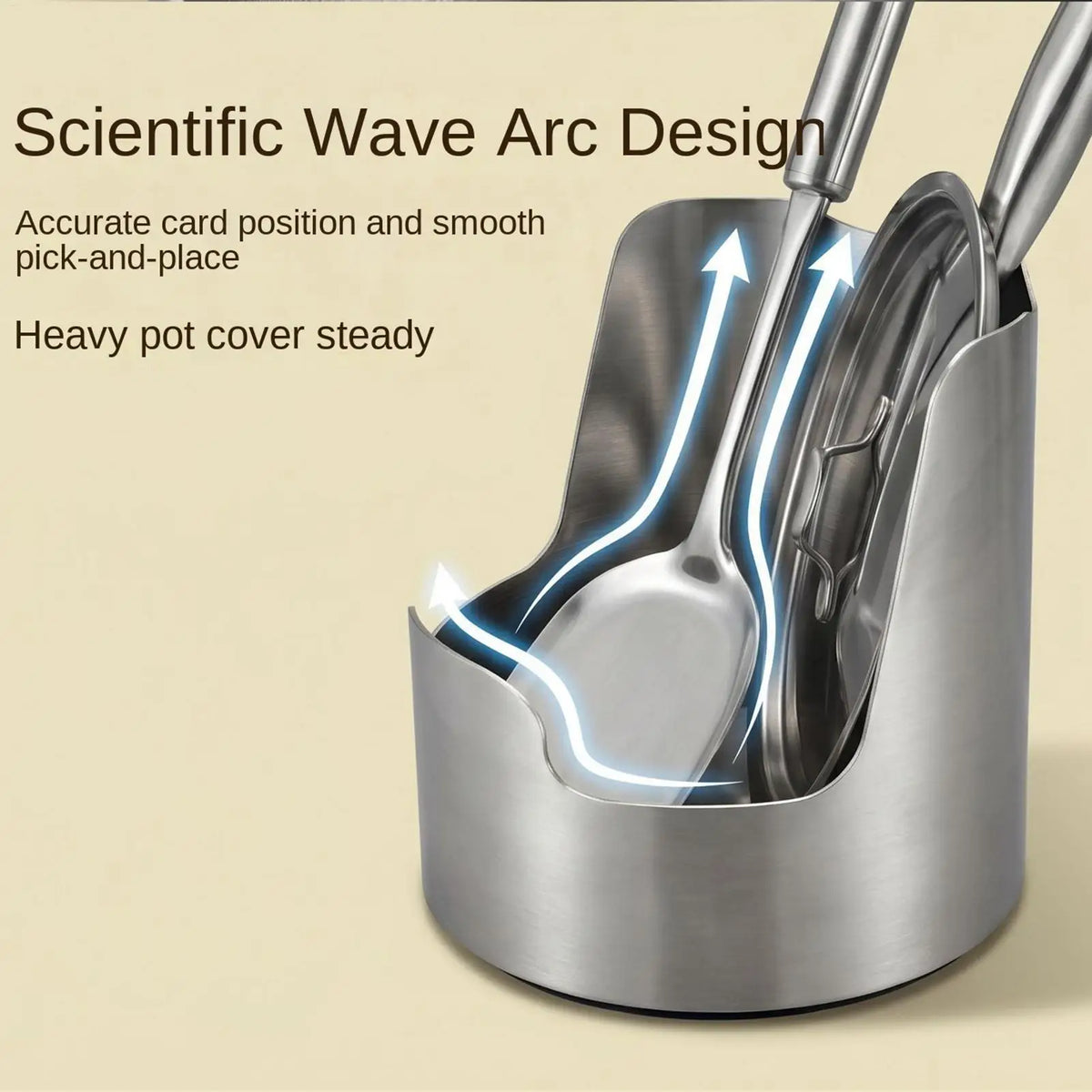 Stainless Steel Spoon Rest Heavy Duty Pot Lid