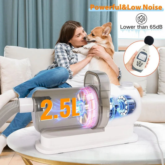 Zongyan Pet All In One Grooming Vacuum Kit
