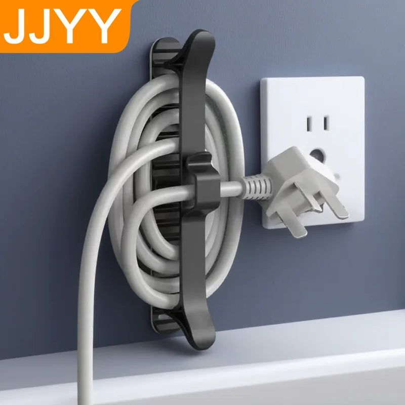 Cable Organizer Wire Management System Countertop Plug Storage