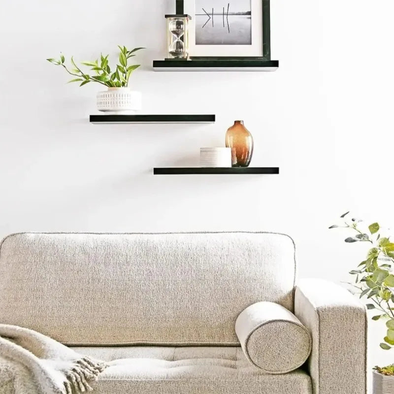 Wooden Hanging Storage Rack Durable Wall Mounted Hanging