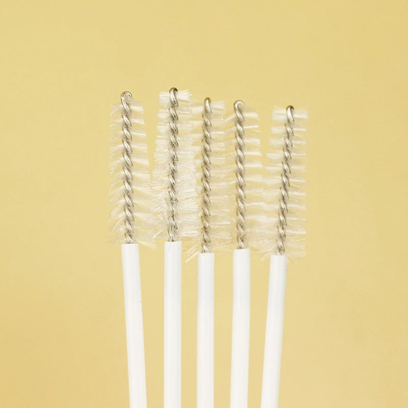 10pcs 4mm Dia Bottle Straw Cleaning Brush Reusable