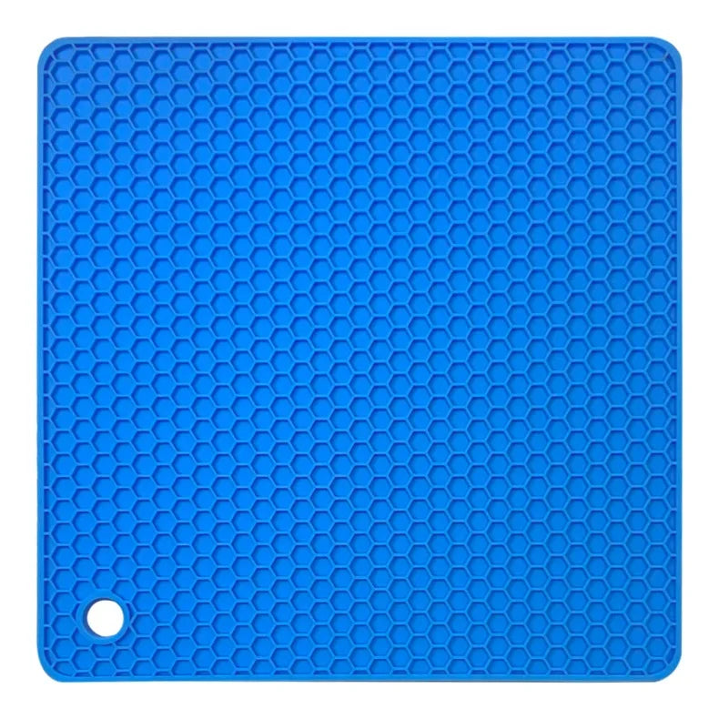 18cm Square Silicone Mat Heat Resistant Potholder Dining