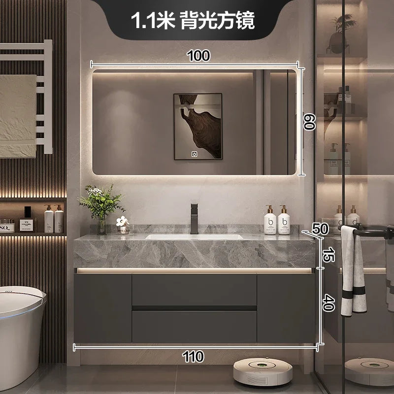 Paper Drawers Bathroom Cabinet Organizer Storage Mirror Toilet
