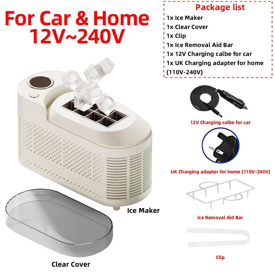 Yangood 120w Mini Countertop Ice Maker Fast Camping