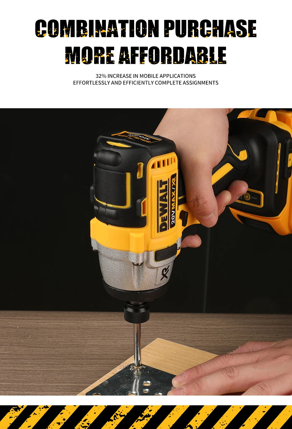 Dewalt 20v Max Xr Brushless 2-Tool Combo Kit