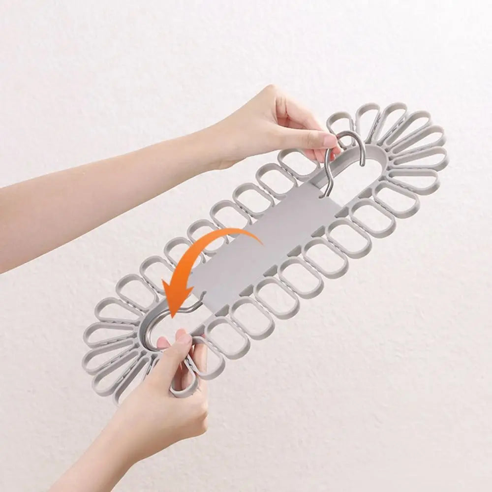 Folding Socks Drying Rack Space Saving 32 Clips