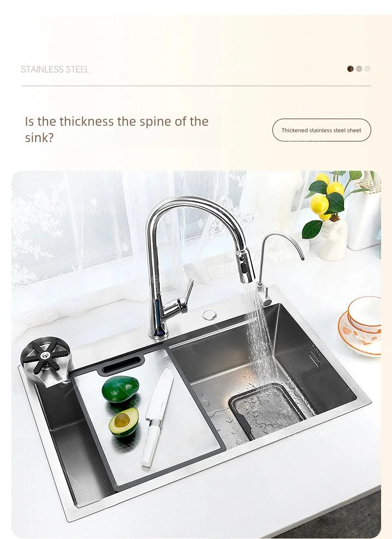 316l Stainless Steel Sink Durable Large Slot Wash