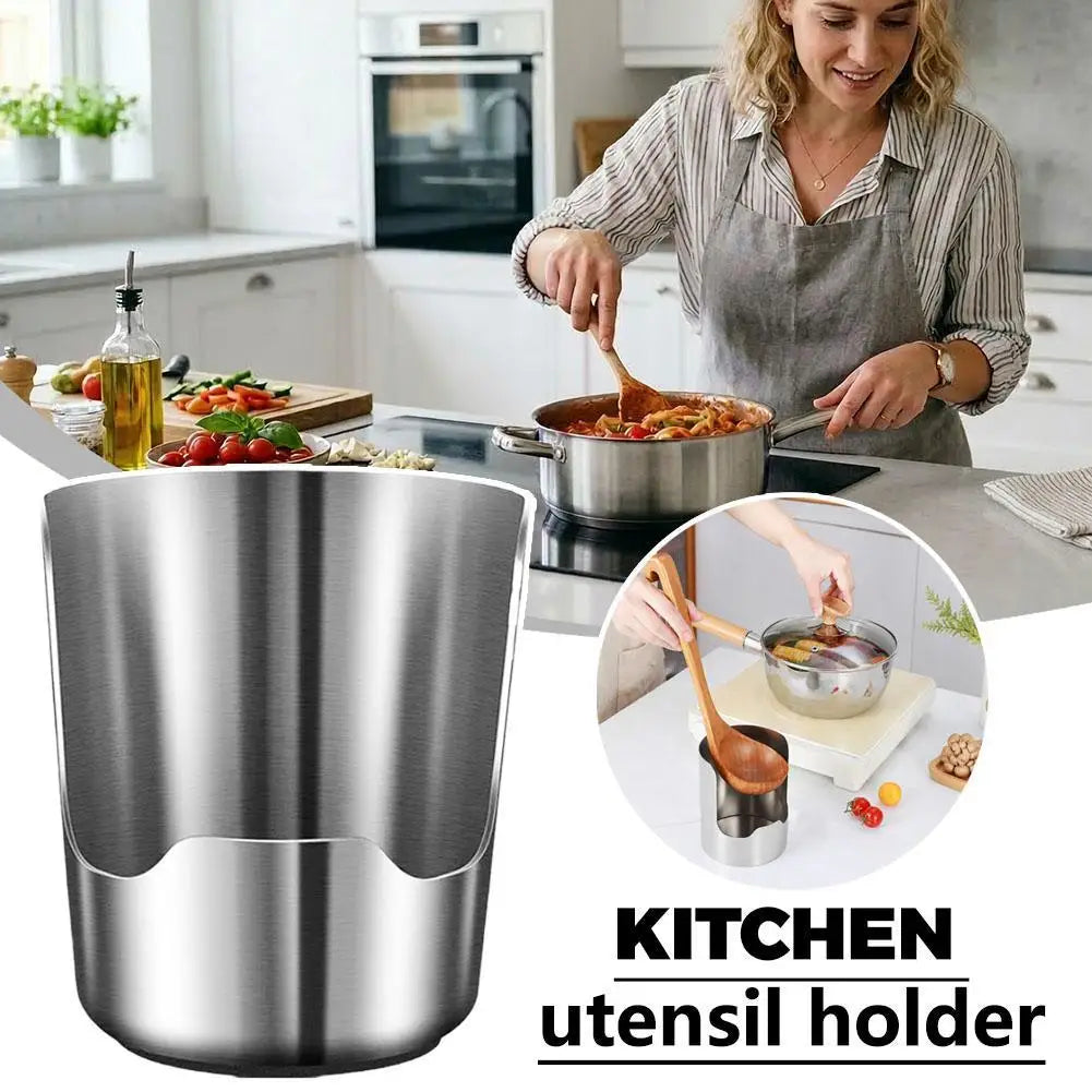 Stainless Steel Pot Lid Holder Multipurpose Countertop Organizer