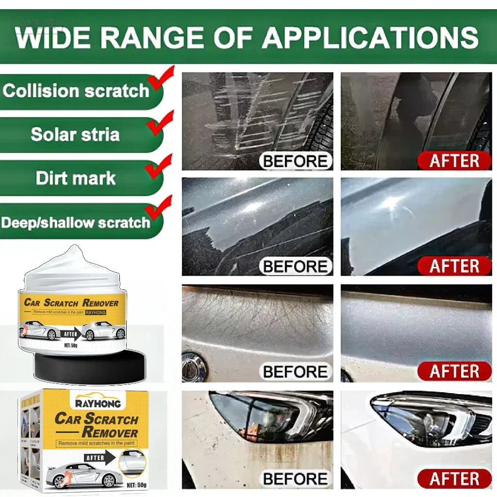 Car Scratch Remover Car Polishing Paste Sponge Car