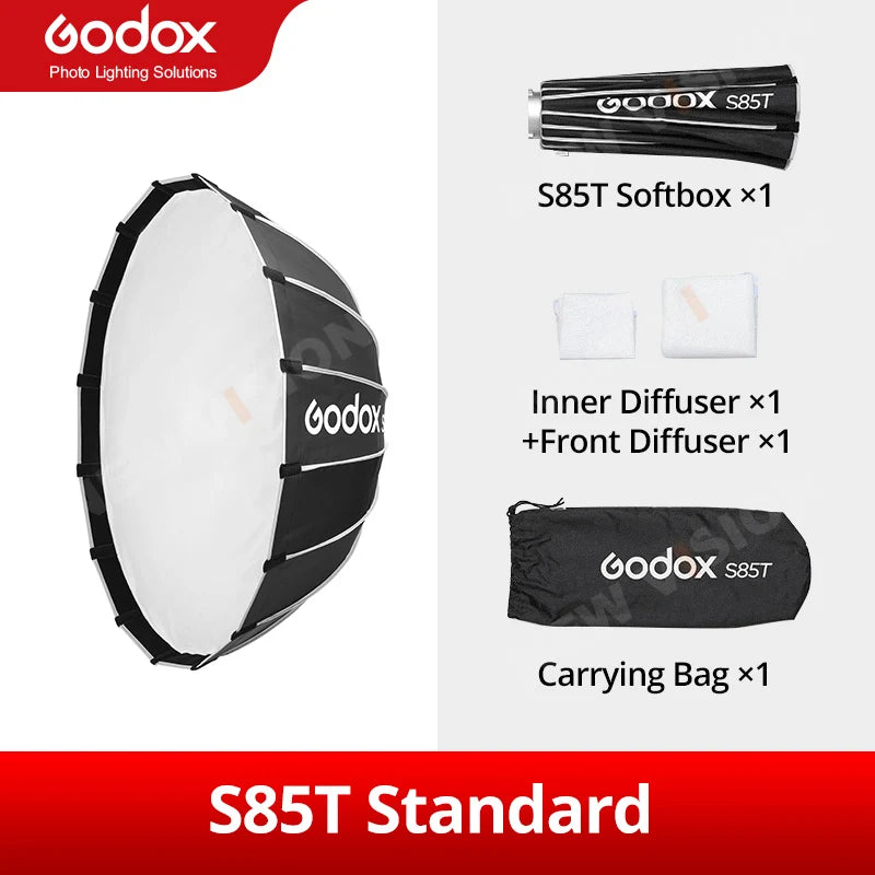 Godox S65t S85t S120t Umbrella Style Quick Installation