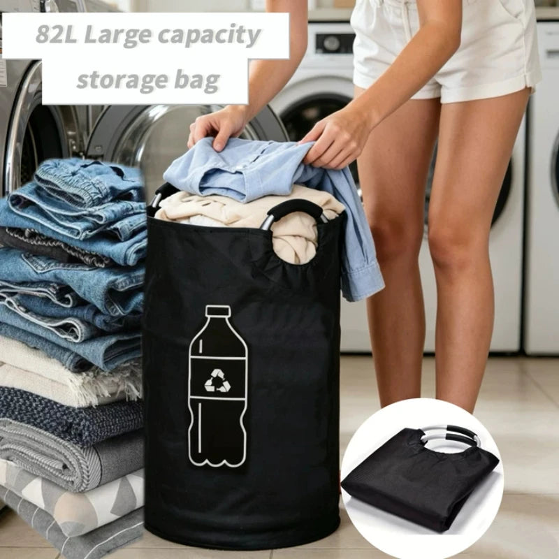 Oxford Cloth Aluminum Handle Recyclable Bottle Storage Bag