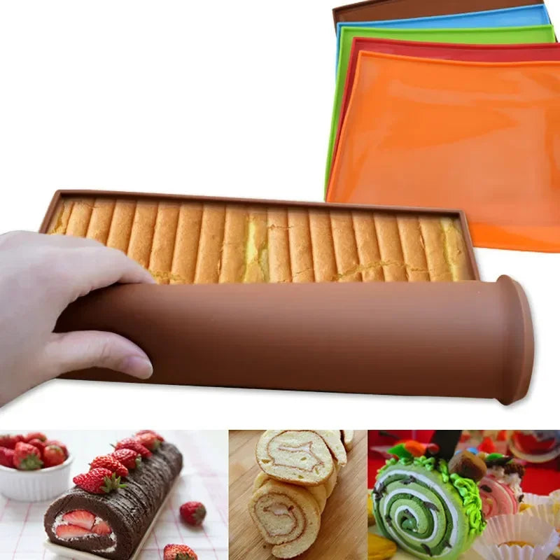Silicone Baking Mat Cake Roll Pad Molds Macaron