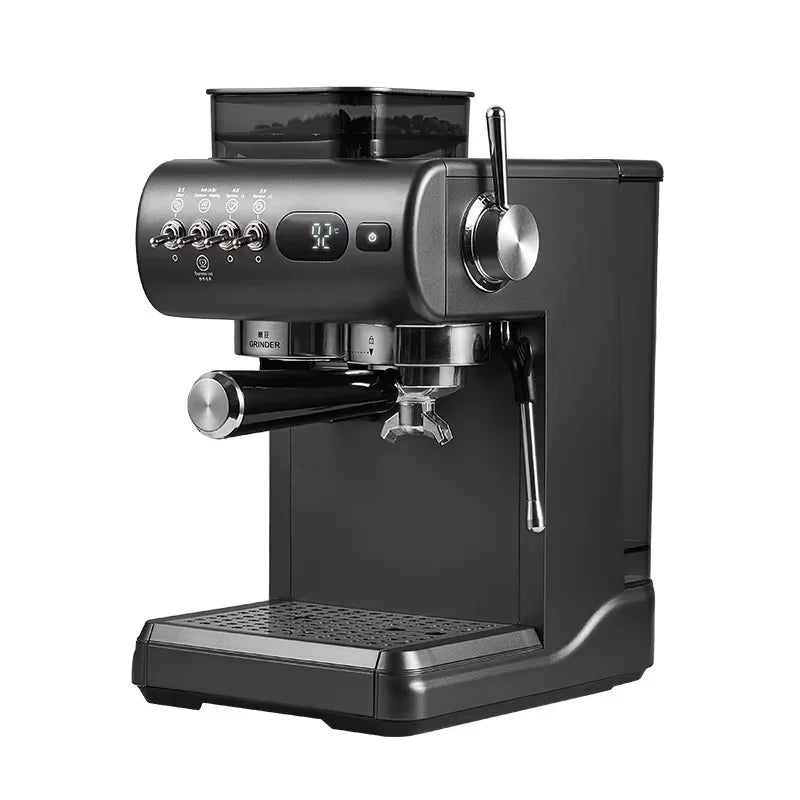 Semi-Automatic Espresso Machine Built-In Grinder & Cold Dual