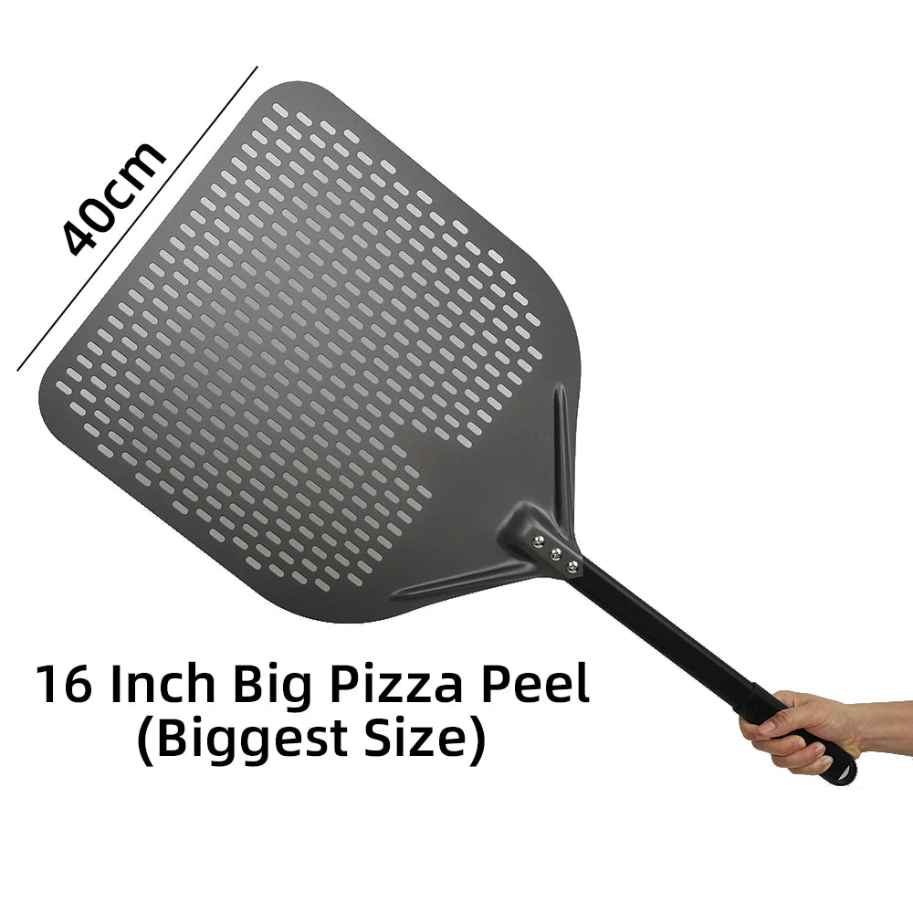 15 16 Inch Big Pizza Peel Perforated Shovel