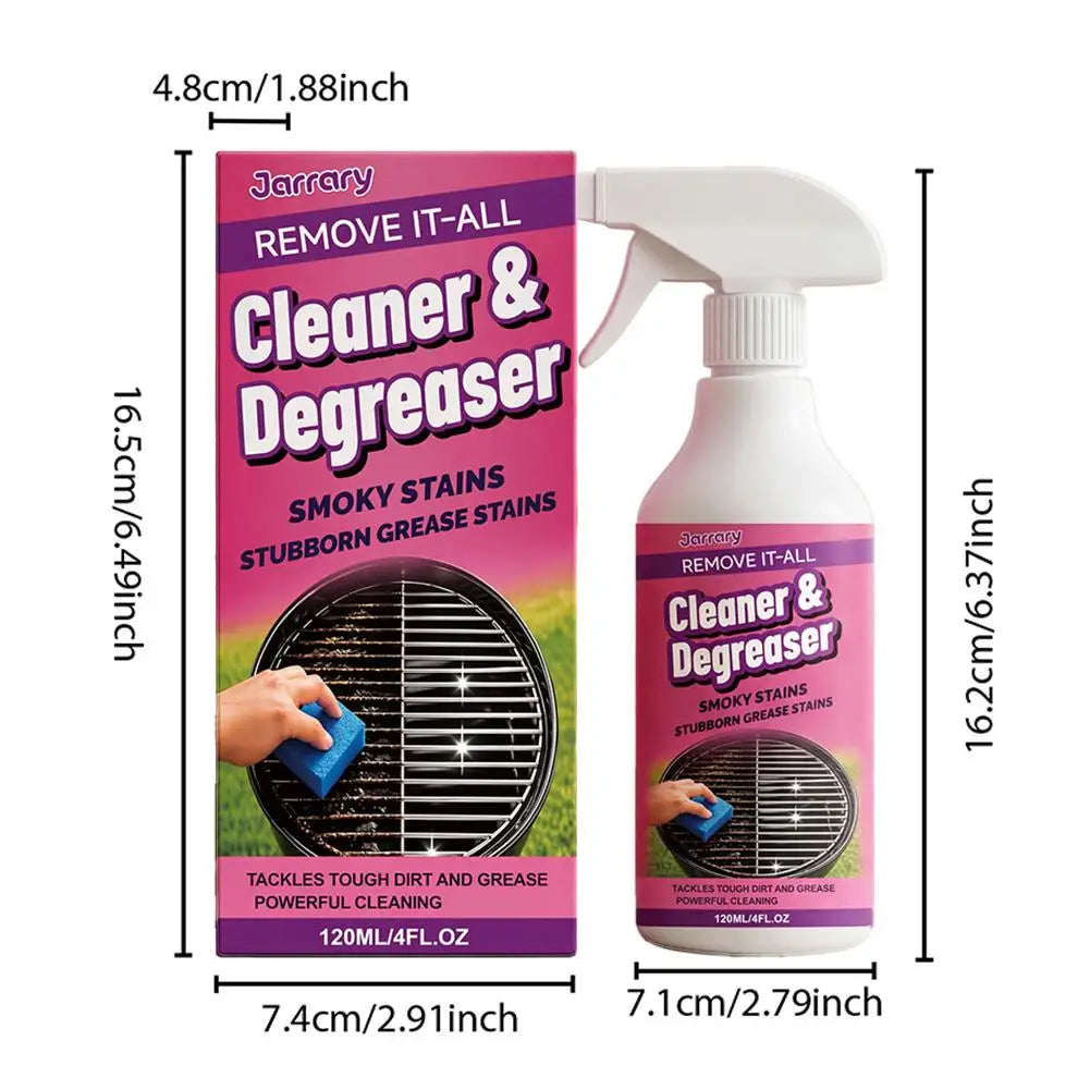 Bbq Grill Cleaner Degreaser Spray Powerful Formula Smoky