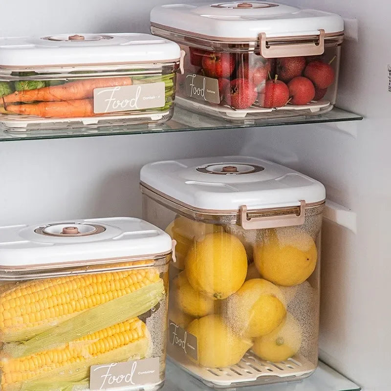 Food Vacuum Storage Box Fresh-Keeping Sealed Canister Large