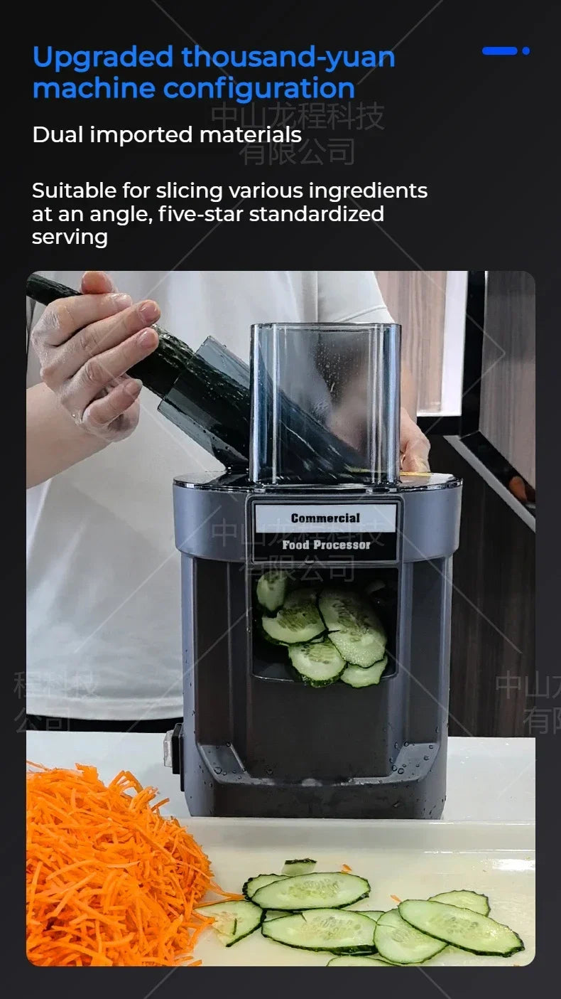 220v Vegetable Chopper Electric Cutting Machine Carrot Potato