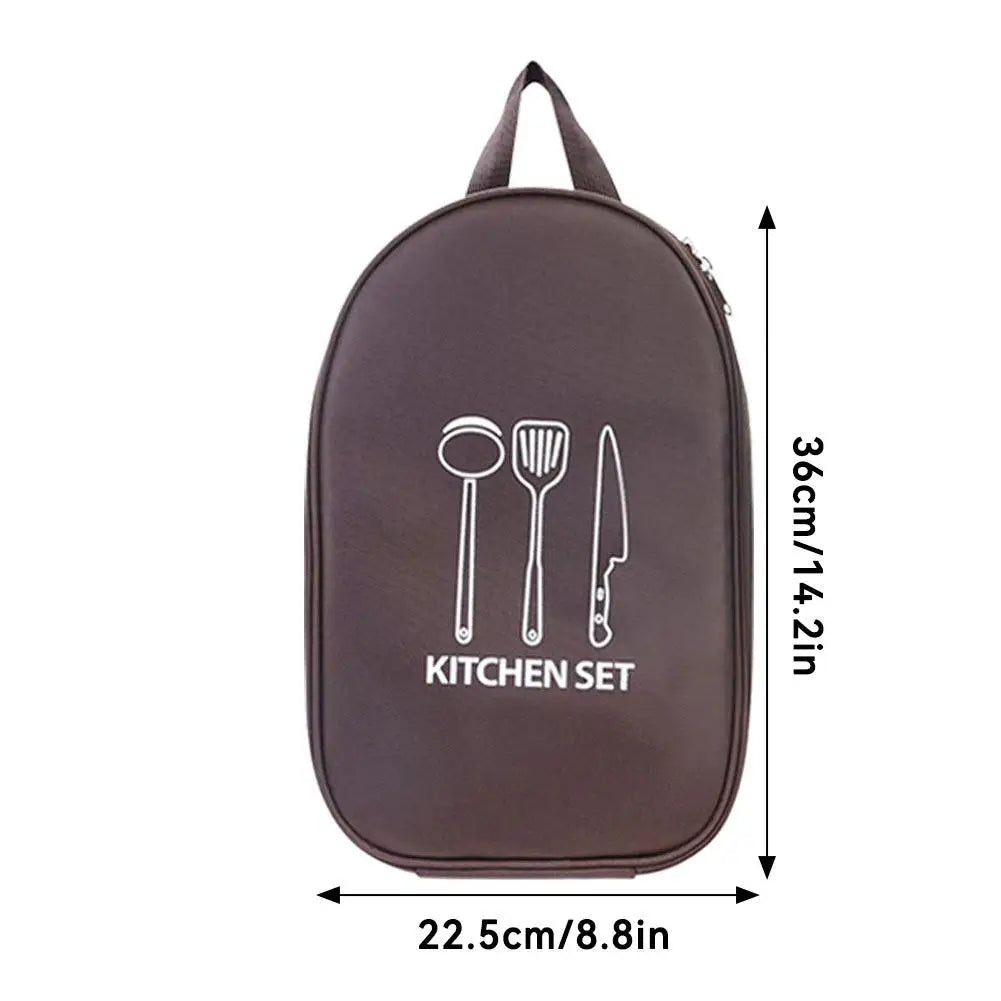Camping Utensil Storage Bag Waterproof Organizer Pouch Outdoor