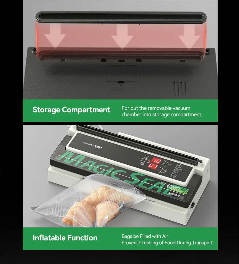 Vacuum Sealer Magic Seal Ms4005 Packaging Machine Plastic