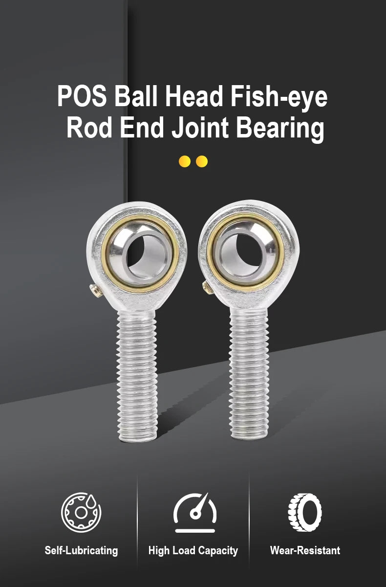 Rod End Joint Bearing Pos5-Pos30 Domestic Fisheye Grease