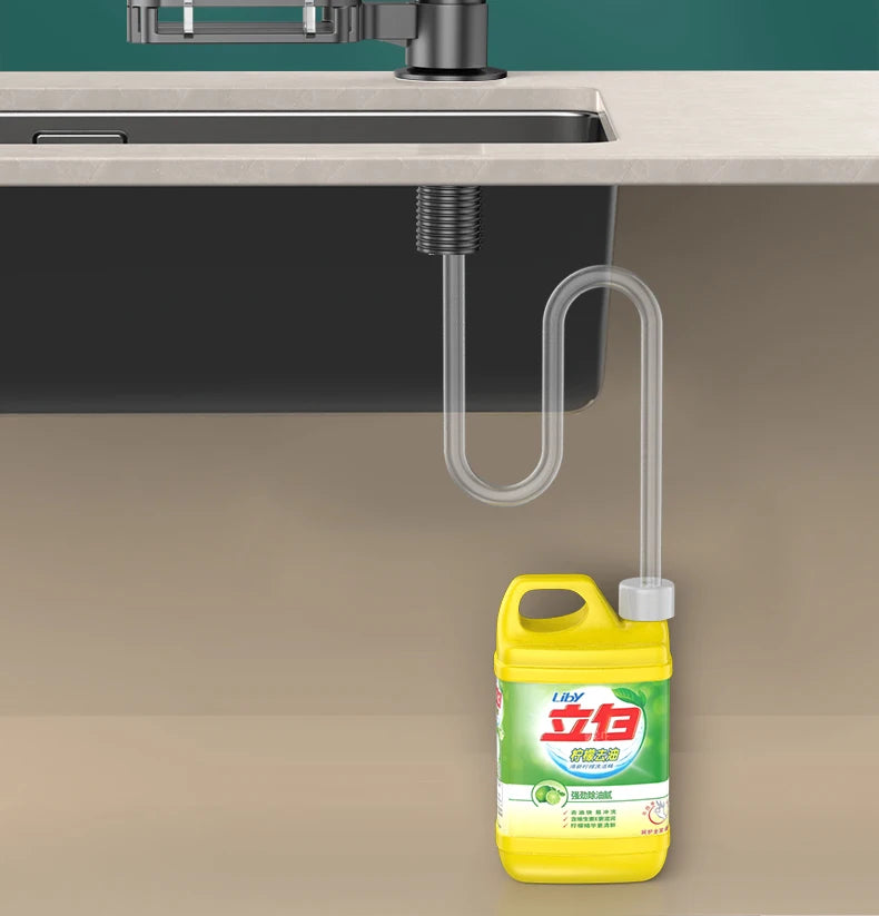 Counrtertop Dishes Dispenser Extention Tube Hand Press Soap