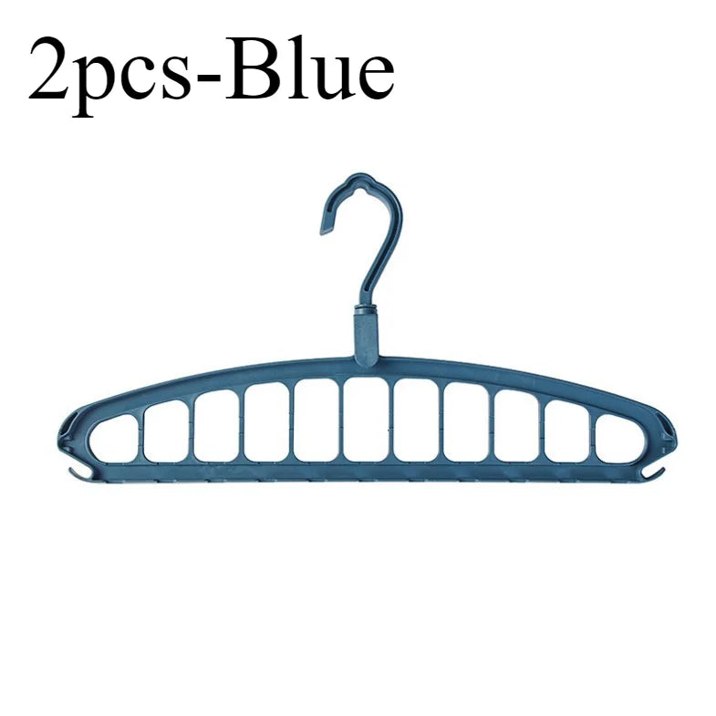 1/2pcs Space Saving Multi-Hole Clothes Hanger Dorm