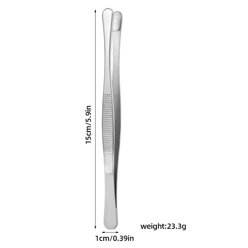 Stainless Steel Plating Tongs Pro Chef Serving Tongs