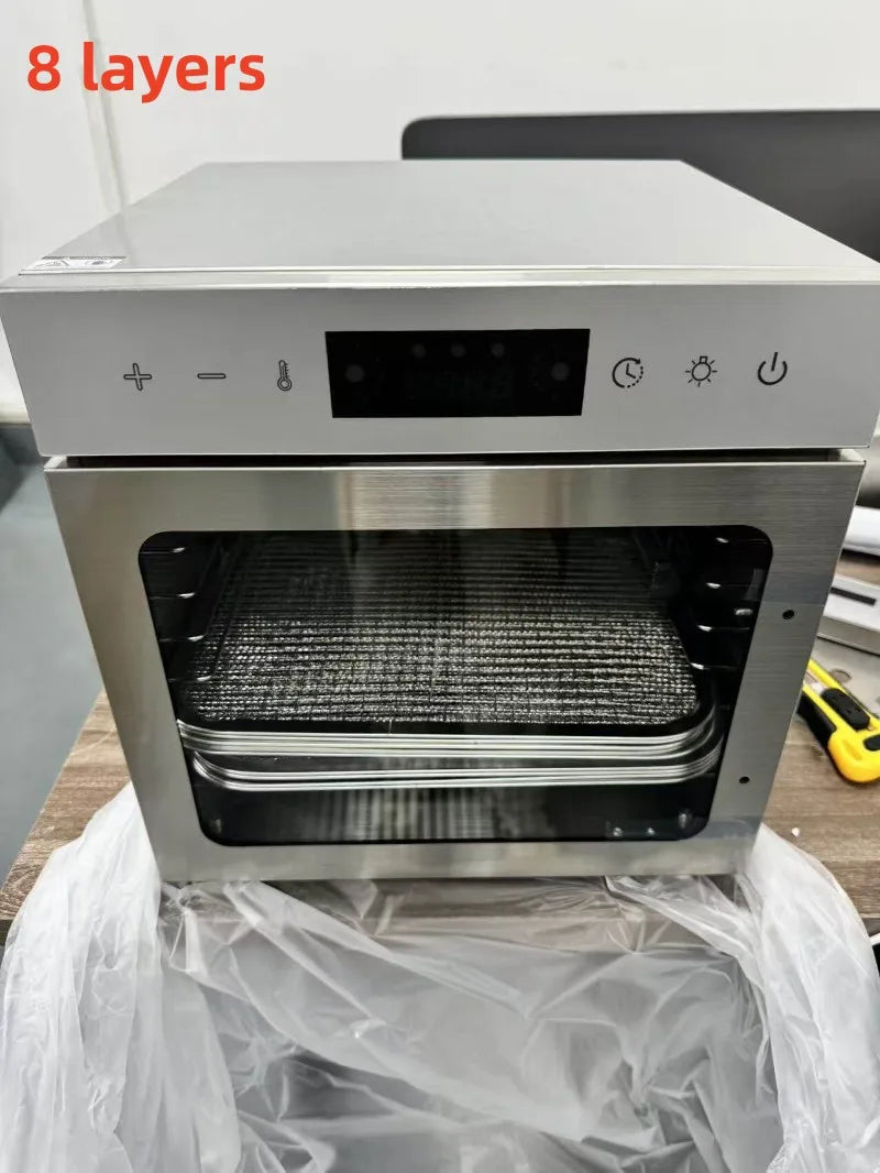 8/6 Layers Food Dehydrator Stainless Steel Fruit Vegetable