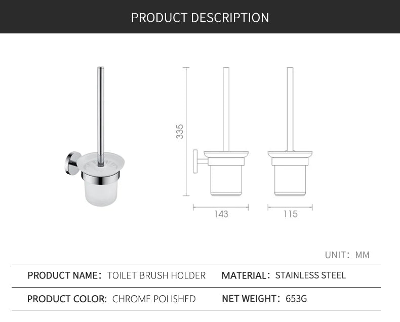 Bathroom Towel Rack Shelf Paper Holder Stainless Steel