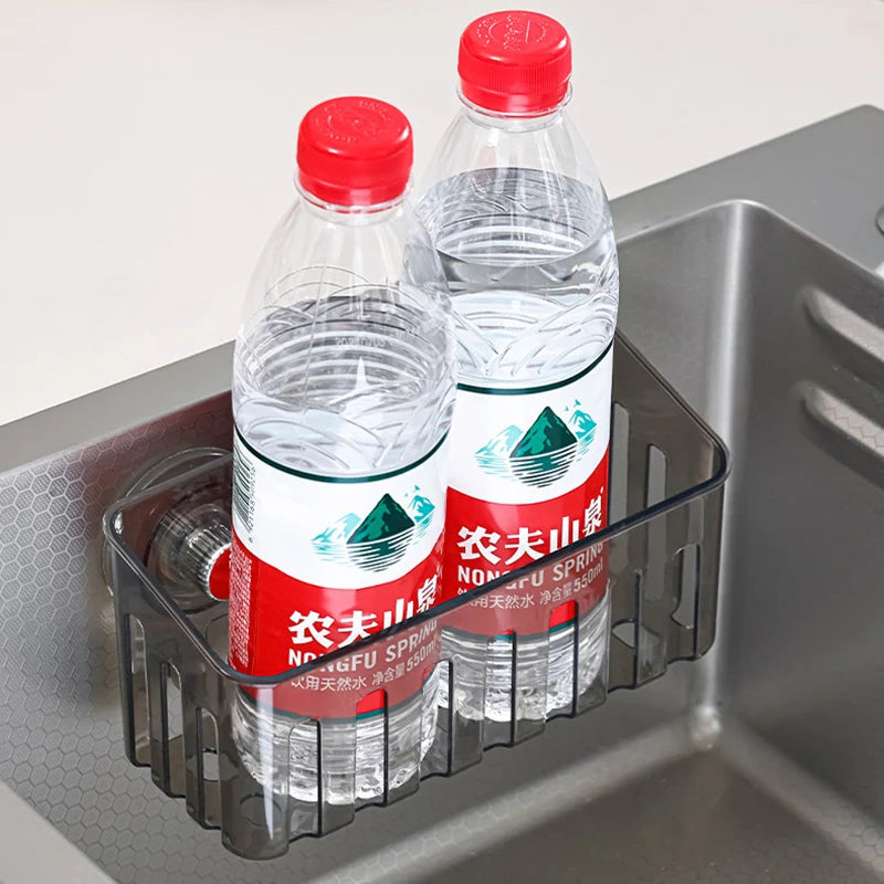 Suction Cup Sink Caddy Sponge Holder Wall Mount