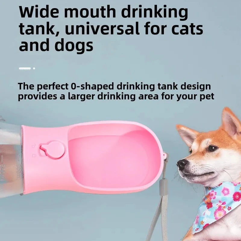 In Dog Water Bottle Poop Bag Dispenser Pet