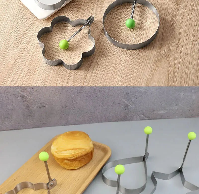 Stainless Steel Fried Egg Shaper Mould Maker Breakfast