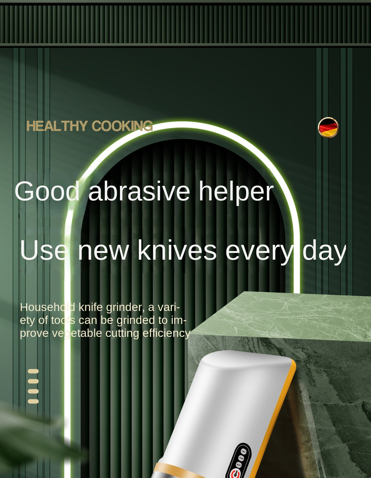 Usb Electric Knife Sharpener Automatic Adjustable Rechargable
