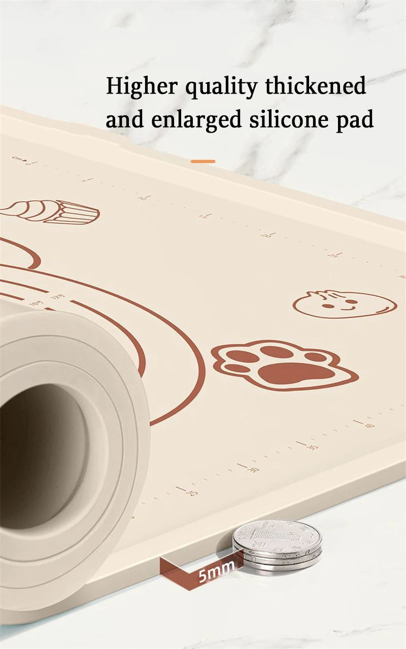 Thicken Oversize 70/65/50cm Silicone Baking Mat Pastry Rolling