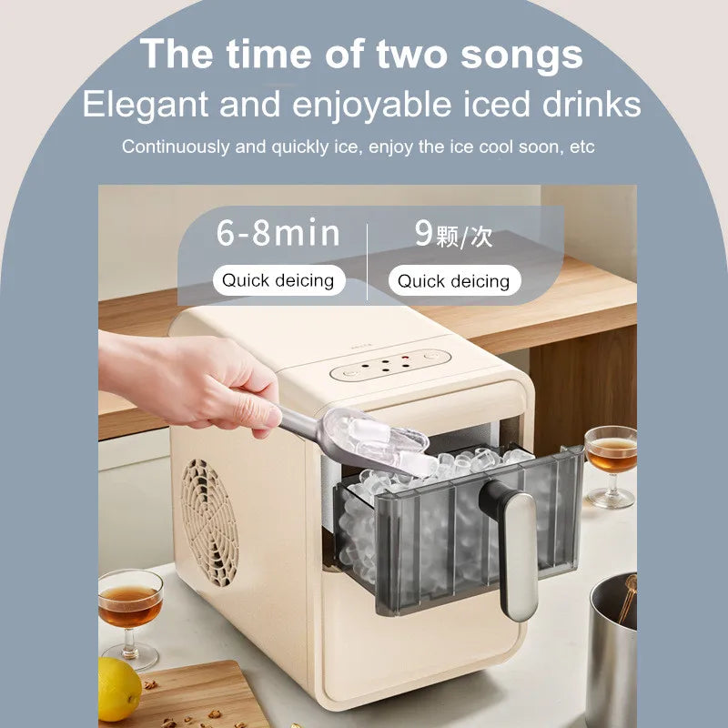 15kg/Day Ice Maker Machine - Mini Countertop Home/Dorm/Office