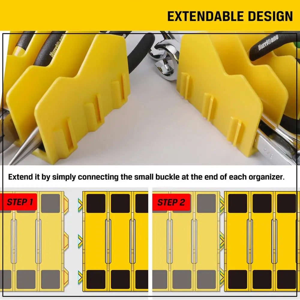 Practical Plier Organizer Rack Holds Up To Ten