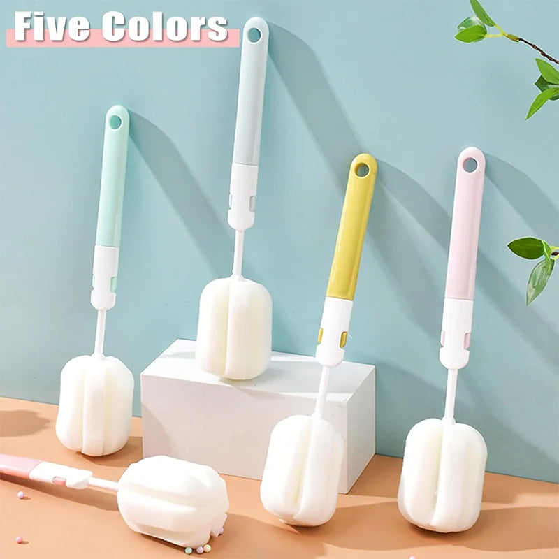 Spong Bottle Brush 5pcs Cup Brushes Sponge Baby