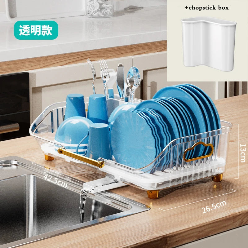 Luxury Dish Drying Rack Eco-Friendly Drainer Rack Drain