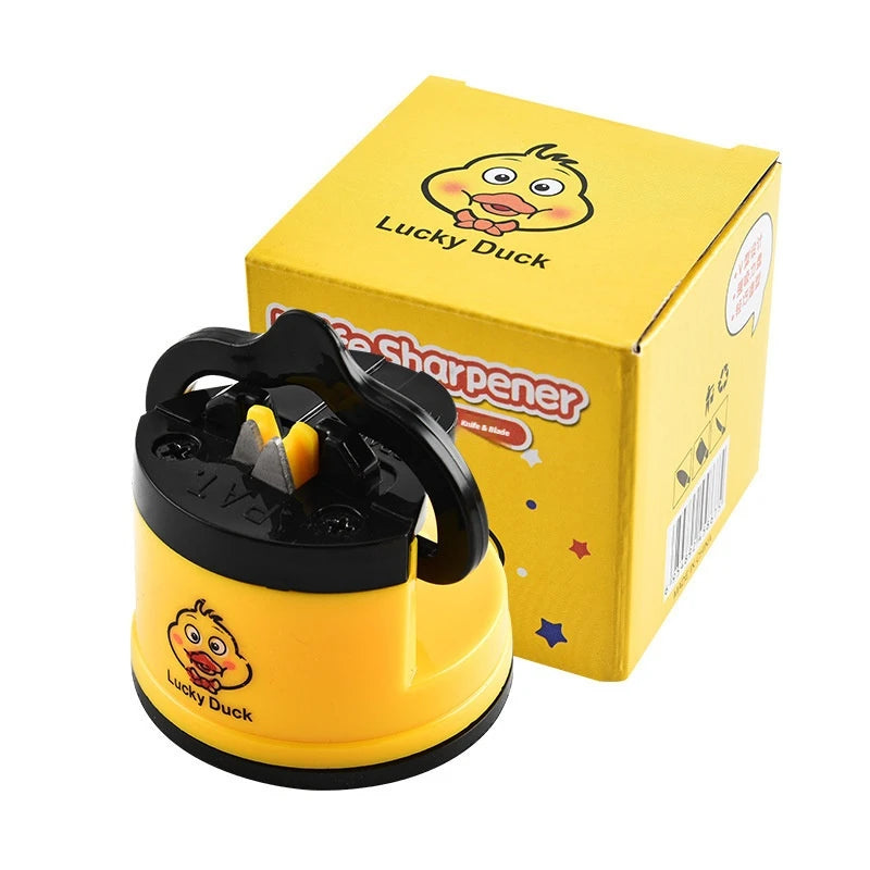 Mini Suction Cup Duck Sharpeners Creative Knife Sharpener