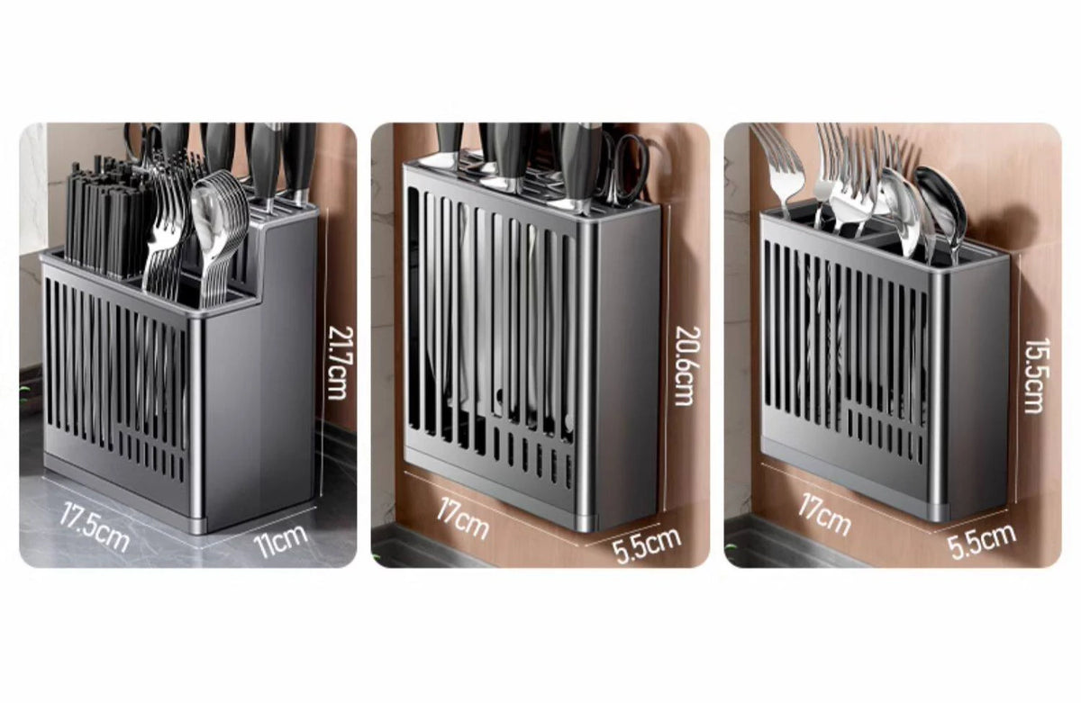 Knife Holder Multi-Function Utensil Stand Knife Block Pp